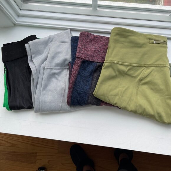 Lot of 4 Leggings - Free People, Patagonia, Koral 3 XS, 1 unsized - Picture 1 of 6